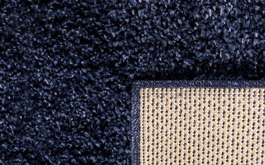 Budget Shaggy Rug Denim BlueB36113/COSTARugtastic