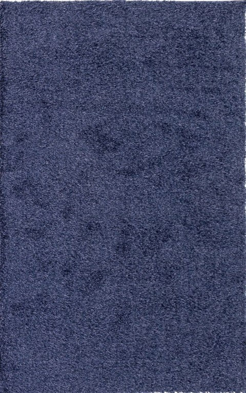Budget Shaggy Rug Denim BlueB36113/COSTARugtastic