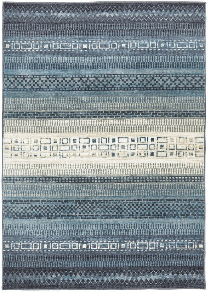 Calypso Modern Rug 6102 Blue RugCAL - 6102 - BLU - NAV - 230X160Rugtastic