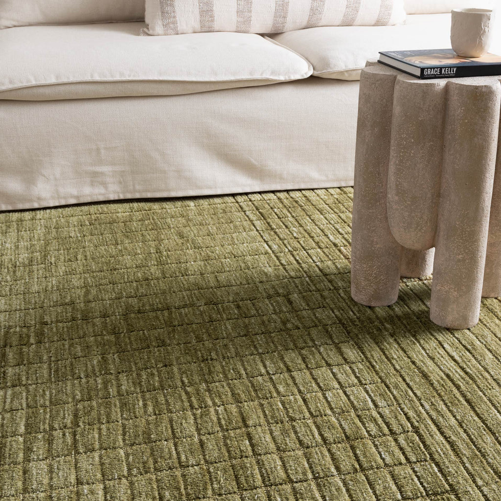 Cole Green Carved Rug - Cole02CANY16002Rugtastic