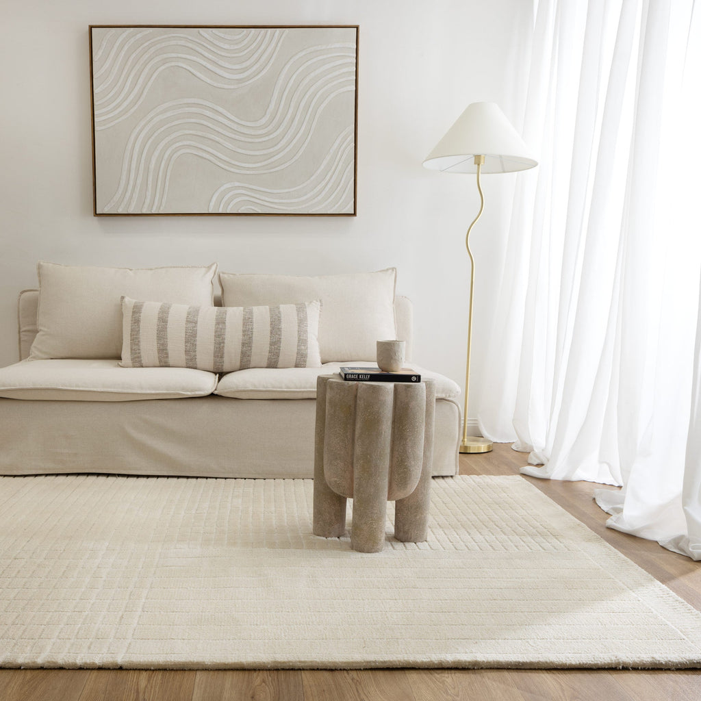 Cole Ivory Carved Rug - Cole05CANY16005Rugtastic