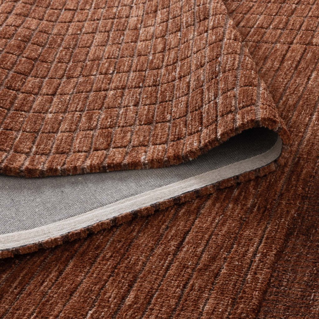 Cole Terracotta Carved Rug - Cole01CANY16001Rugtastic