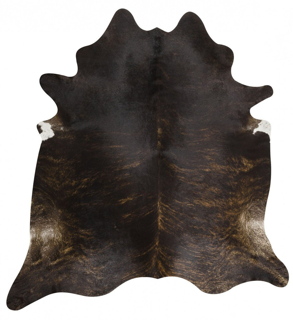 Cow Hide Dark BrindleCOWHIDE - NAT - DKBRINRugtastic