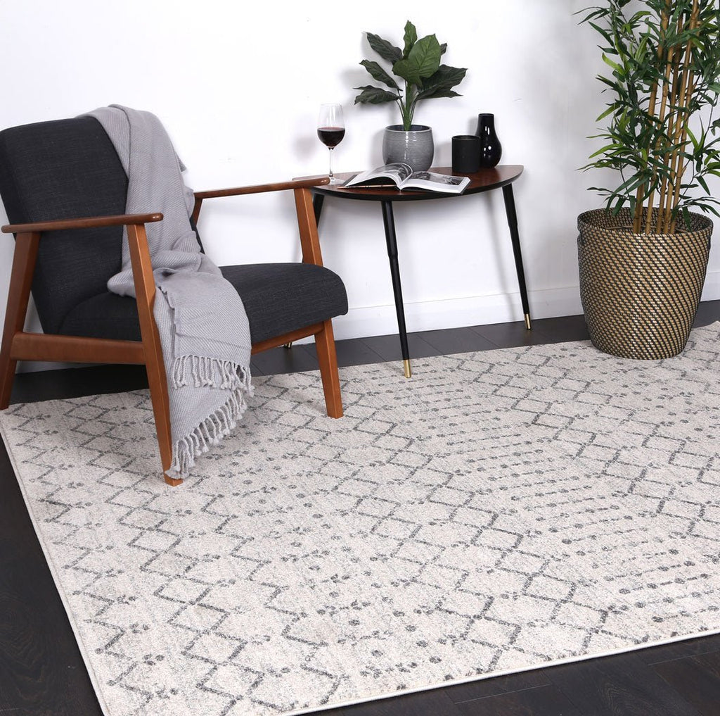 Delight Grey Modern RugDELI160DELI08Rugtastic