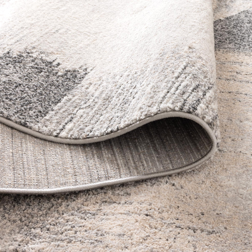 Dorset Grey Beige Faded Abstract Rug - D005DORA160D005Rugtastic