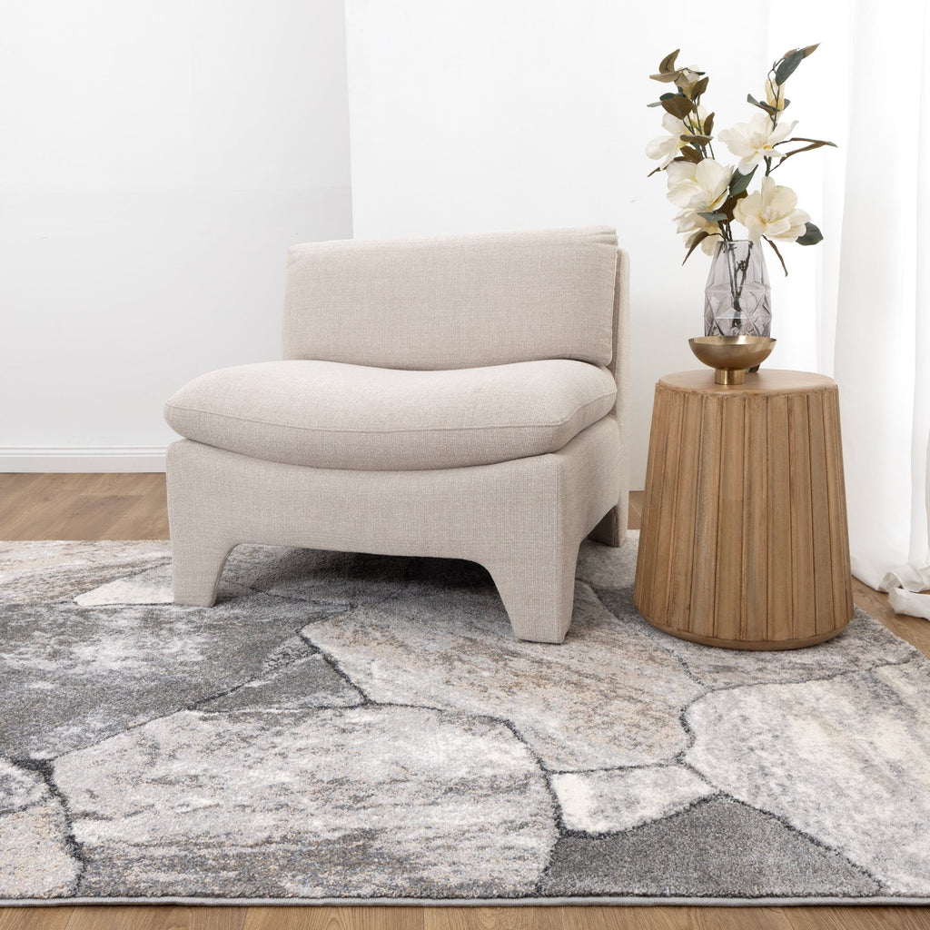 Dorset Grey Beige Sandstone Rug - D006DORA160D006Rugtastic