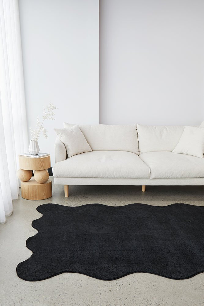 Evelyn Black RugEVE - BLACK - 160X100Rugtastic