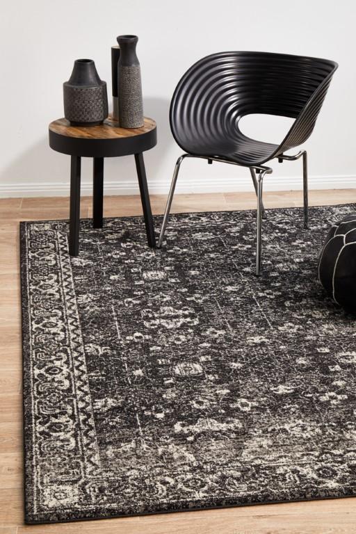 Evoke 252 Charcoal Grey Modern RugEVO - 252 - CHAR - 230X160Rugtastic