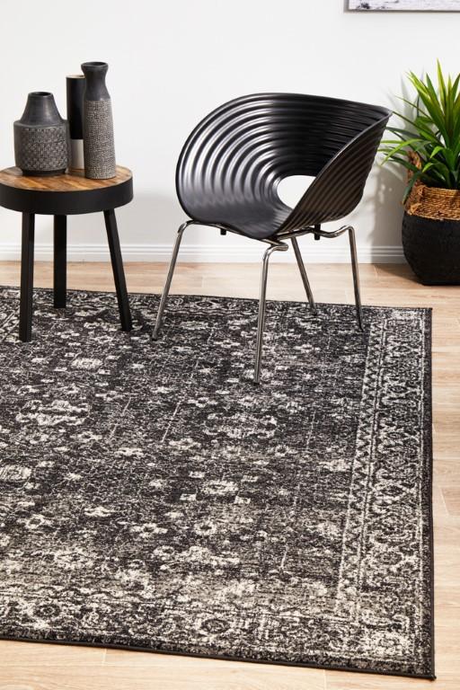 Evoke 252 Charcoal Grey Modern RugEVO - 252 - CHAR - 230X160Rugtastic