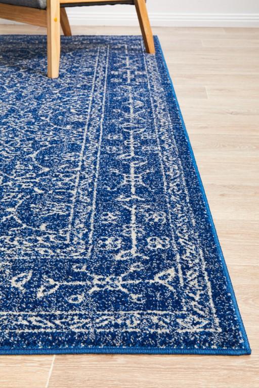 Evoke 258 Navy Modern RugEVO - 258 - NAVY - 230X160Rugtastic