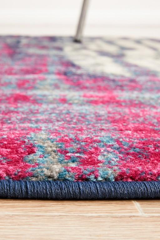 Evoke 259 Stone Pink Grey Round Modern RugEVO - 259 - STO - 150X150Rugtastic