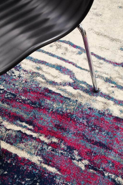 Evoke 259 Stone Pink Grey Round Modern RugEVO - 259 - STO - 150X150Rugtastic