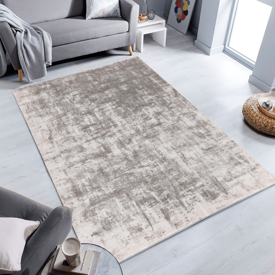 Fab Denau Beige Distressed Machine Washable RugMWRDENUBG090150Rugtastic