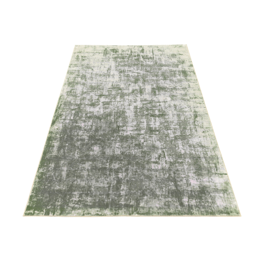 Fab Denau Green Distressed Machine Washable RugMWRDENUGR090150Rugtastic