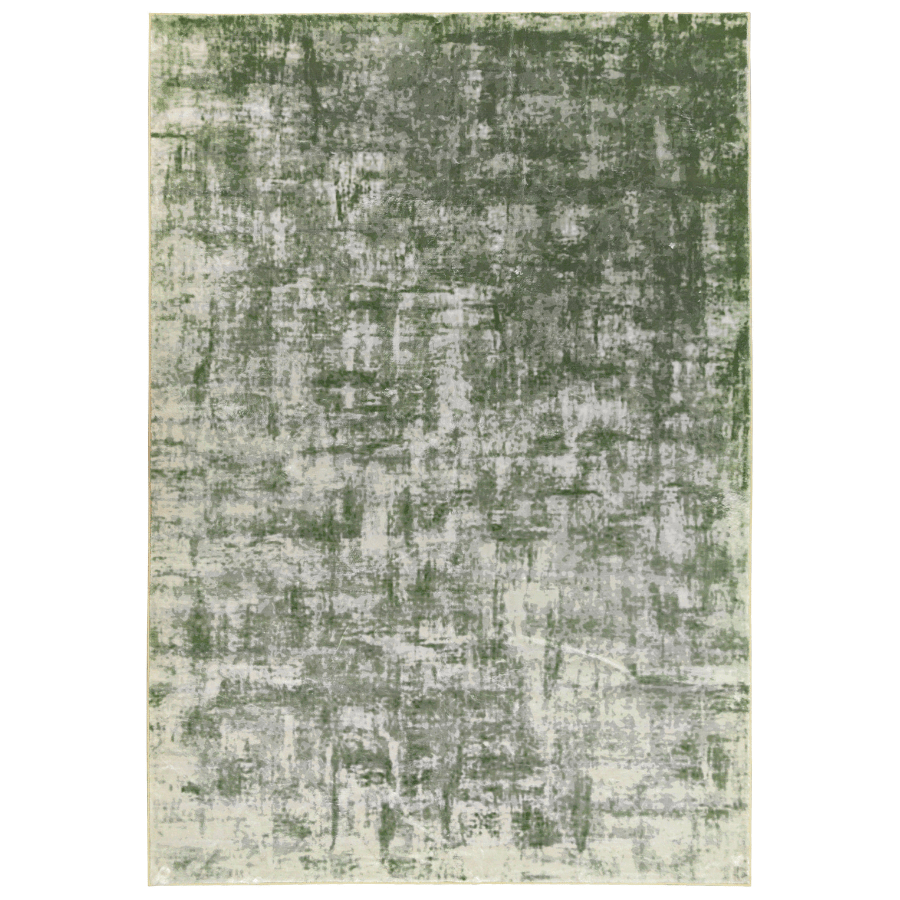 Fab Denau Green Distressed Machine Washable RugMWRDENUGR090150Rugtastic