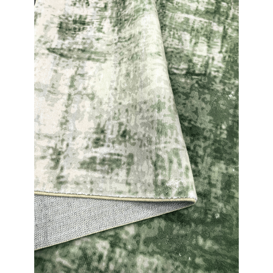 Fab Denau Green Distressed Machine Washable RugMWRDENUGR090150Rugtastic
