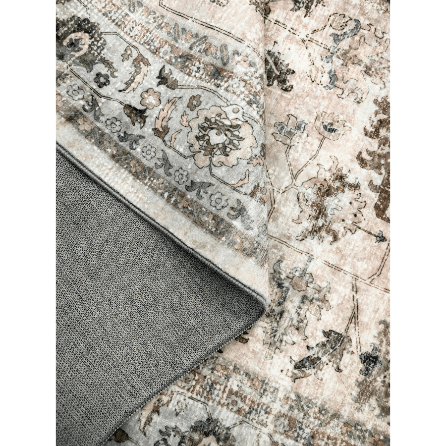 Fab Ersari Multicoloured Distressed Machine Washable RugMWRERSARI090150Rugtastic