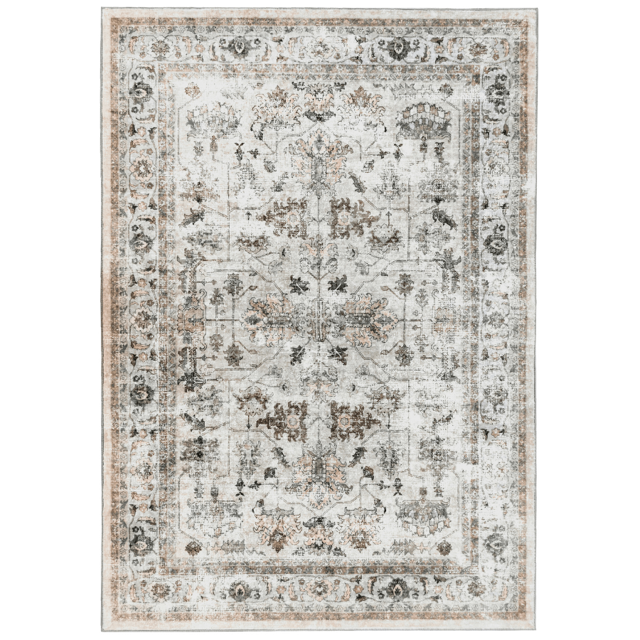 Fab Ersari Multicoloured Distressed Machine Washable RugMWRERSARI090150Rugtastic