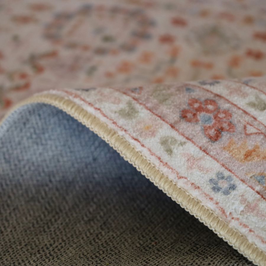 Fab Hamilton Multicoloured Distressed Machine Washable RugMWRHAMLTN090150Rugtastic