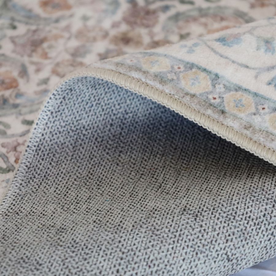 Fab Kingston Multicoloured Distressed Machine Washable RugMWRKNGSTN090150Rugtastic