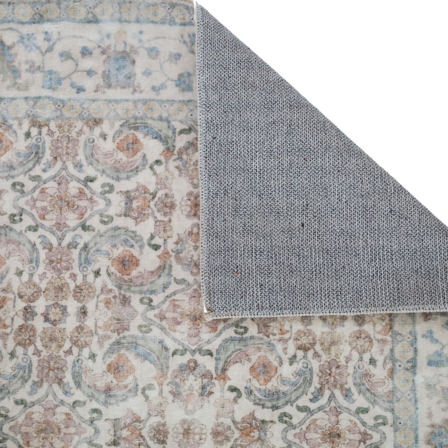 Fab Kingston Multicoloured Distressed Machine Washable RugMWRKNGSTN090150Rugtastic