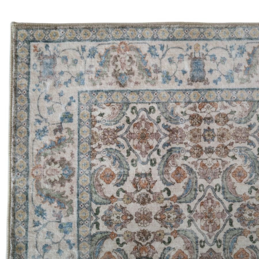 Fab Kingston Multicoloured Distressed Machine Washable RugMWRKNGSTN090150Rugtastic