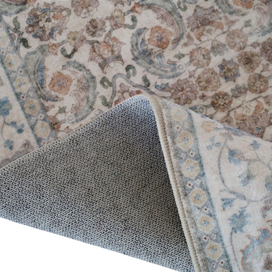 Fab Kingston Multicoloured Distressed Machine Washable RugMWRKNGSTN090150Rugtastic