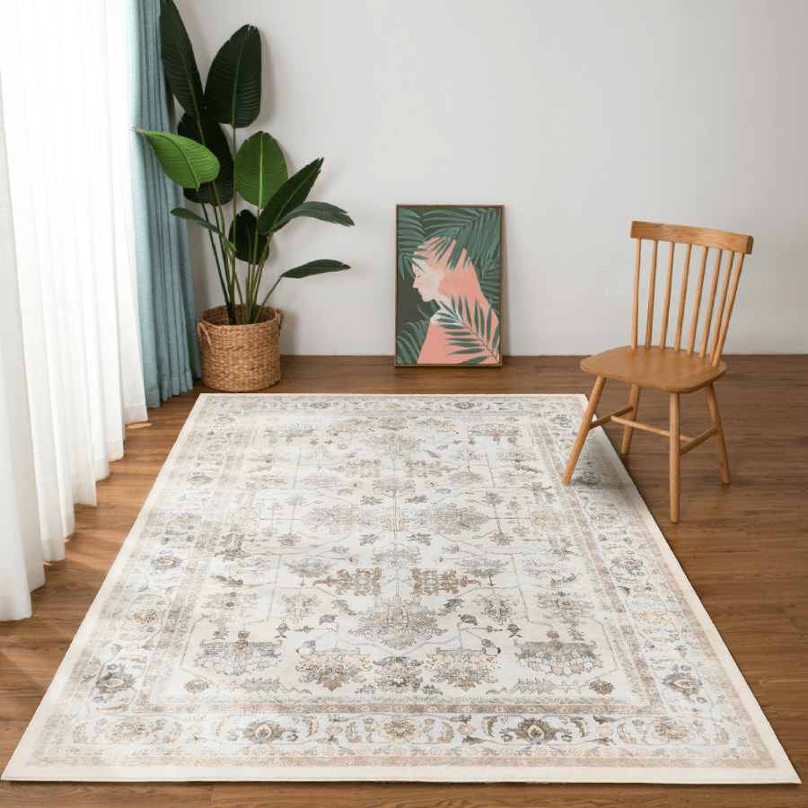 Fab Pasadena Multicoloured Distressed Machine Washable RugMWRPASADN090150Rugtastic