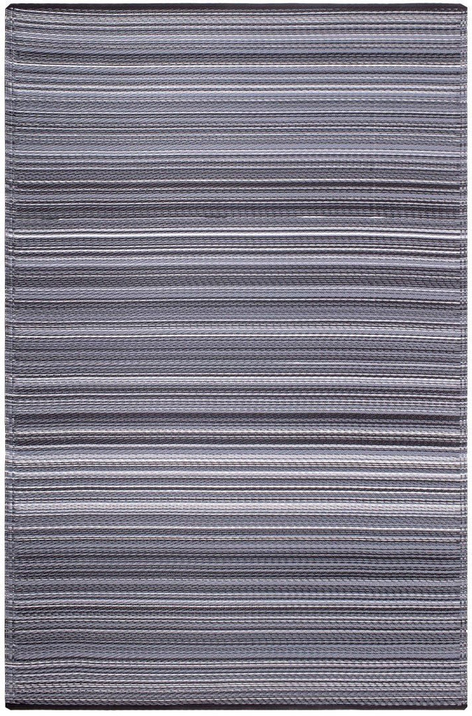 Fab Plastic Picnic Beach Mat Indoor Outdoor Rug Cadix GreyPLRCANMID120179Rugtastic