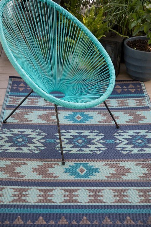 Fab Plastic Picnic Beach Mat Indoor Outdoor Rug CuscoPLRCUSCO0120179Rugtastic