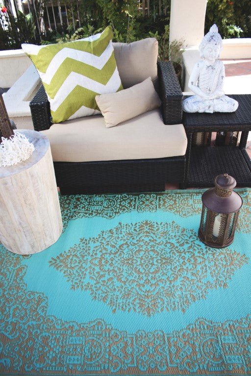 Fab Plastic Picnic Beach Mat Indoor Outdoor Rug IstanbulPLRISTANB120179Rugtastic