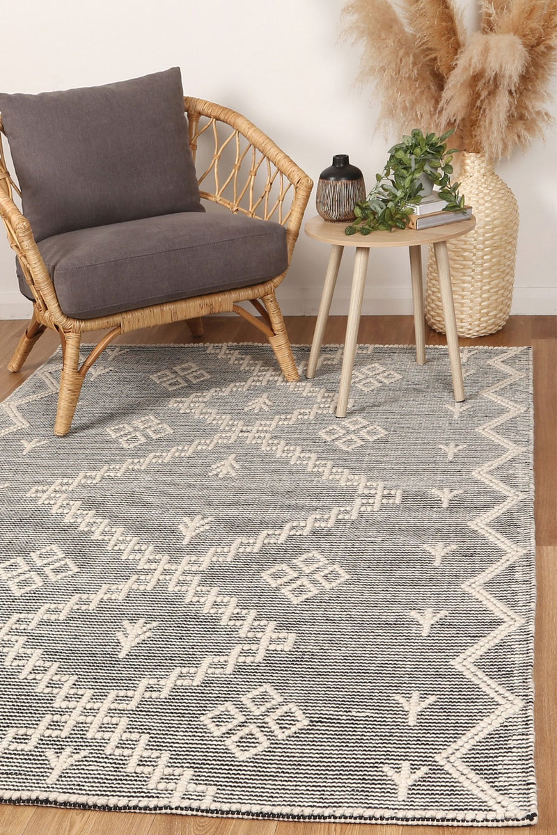 Gaza Boho Chic Cream Rug - Buy Rugs Online | Melbourne, Australia ...