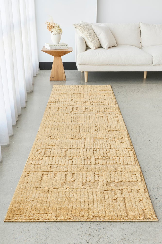Haven Aliya Gold RugHVN - ALIYA - GOLD - 300X80Rugtastic