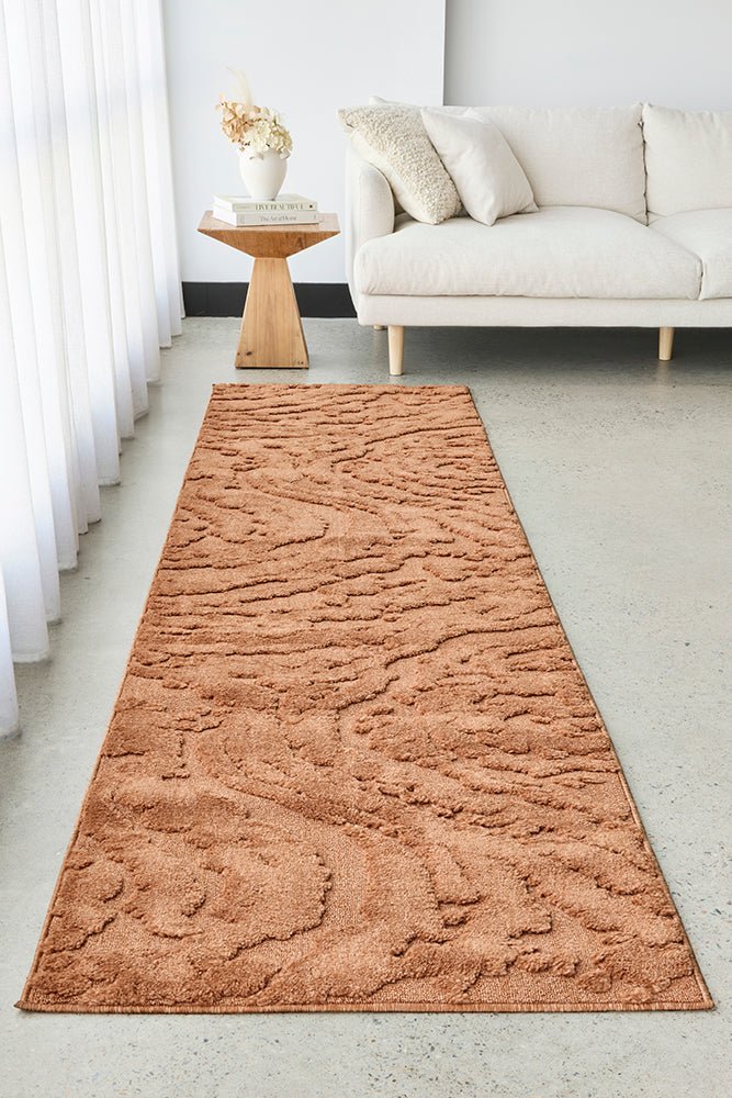 Haven Nyla Rust RugHVN - NYLA - RUST - 300X80Rugtastic