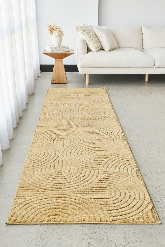 Haven Zina Gold RugHVN - ZINA - GOLD - 300X80Rugtastic