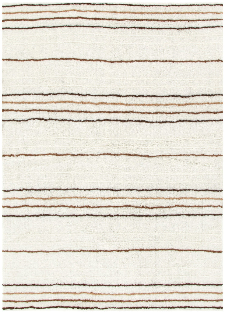 Hilary Beige Stripe Washable Wool RugHIGH160SBEIRugtastic