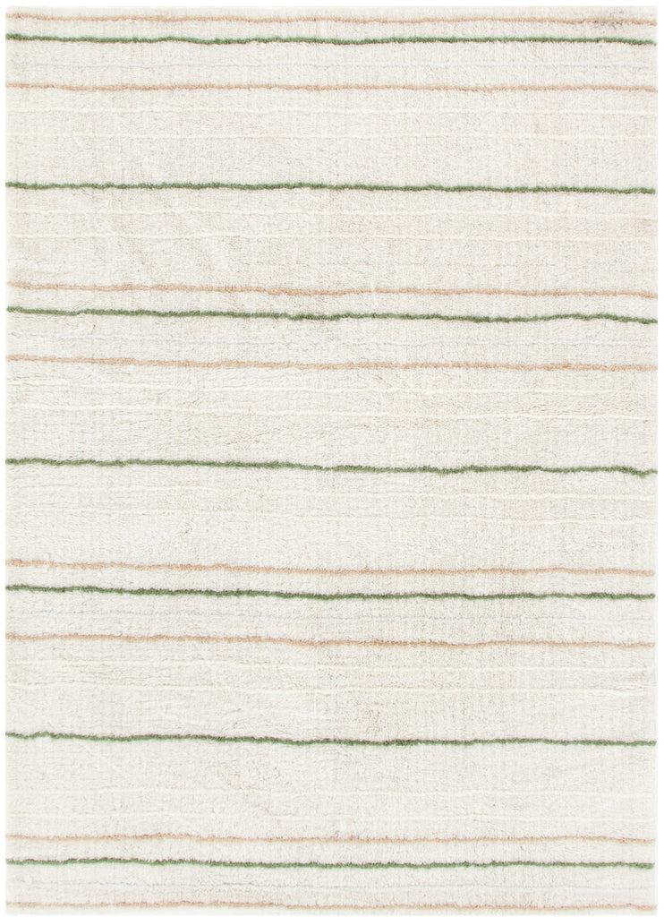 Hilary Olive Stripe Washable Wool RugHIGH160SOLIRugtastic