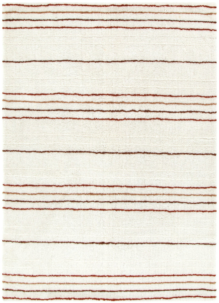 Hilary Terracotta Stripe Washable Wool RugHIGH160STERRugtastic