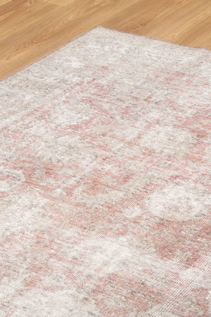 Hobart Carmella Blush Machine Washable RugHC160VTL0023 - 00Rugtastic