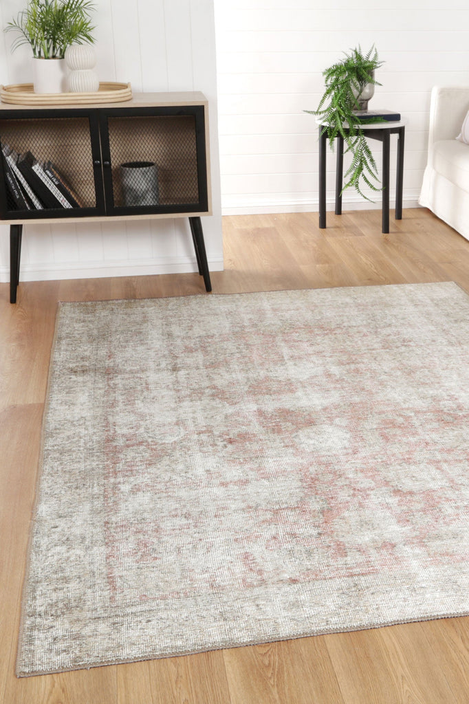 Hobart Carmella Blush Machine Washable RugHC160VTL0023 - 00Rugtastic
