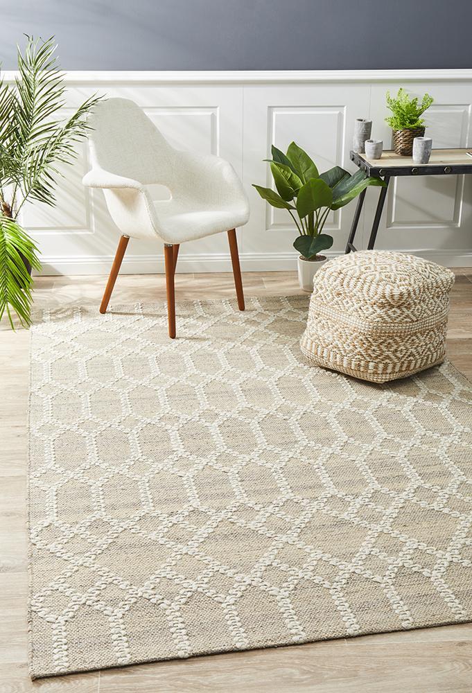 Hudson 805 BeigeHUD - 805 - BEI - 225X155Rugtastic