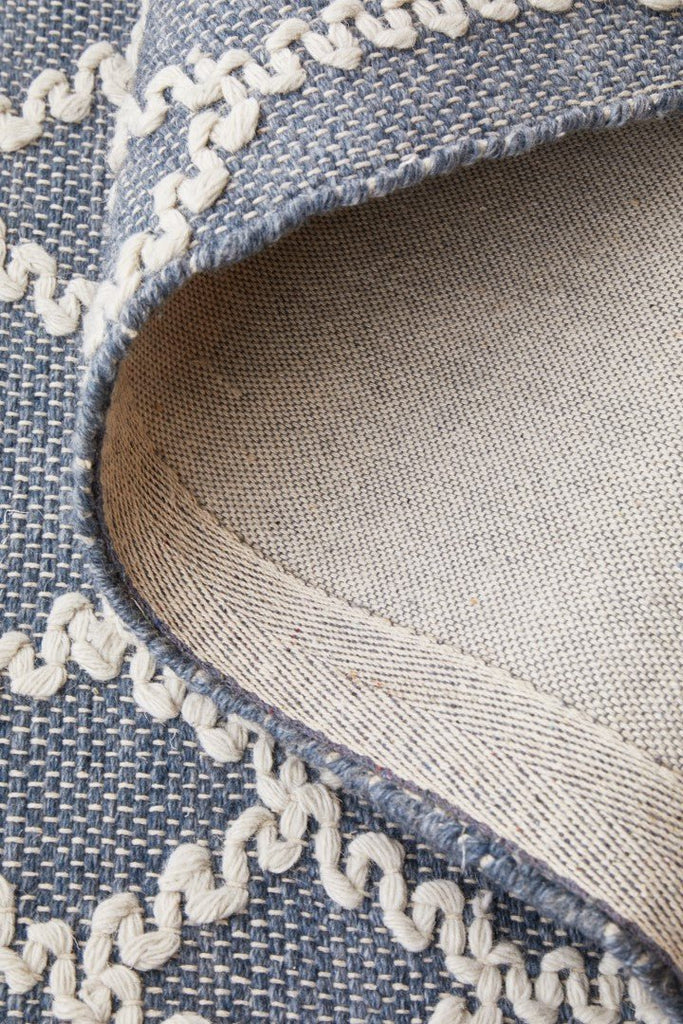 Hudson 805 Blue RugHUD - 805 - BLU - 225X155Rugtastic
