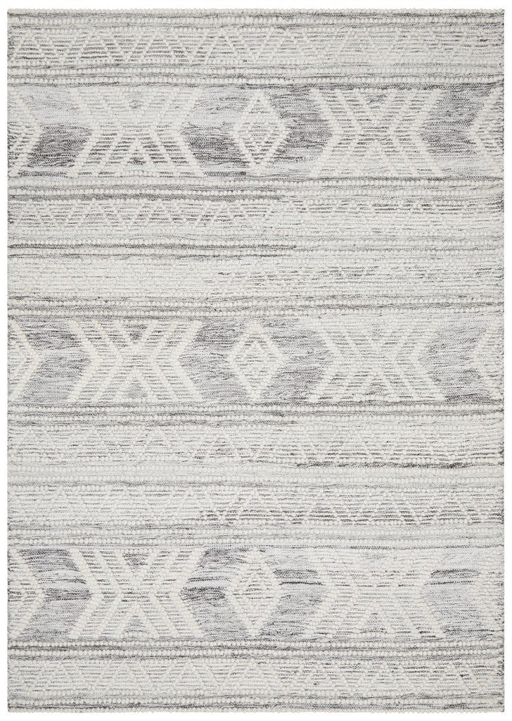 Hudson 806 Silver WoolHUD - 806 - SIL - 225X155Rugtastic