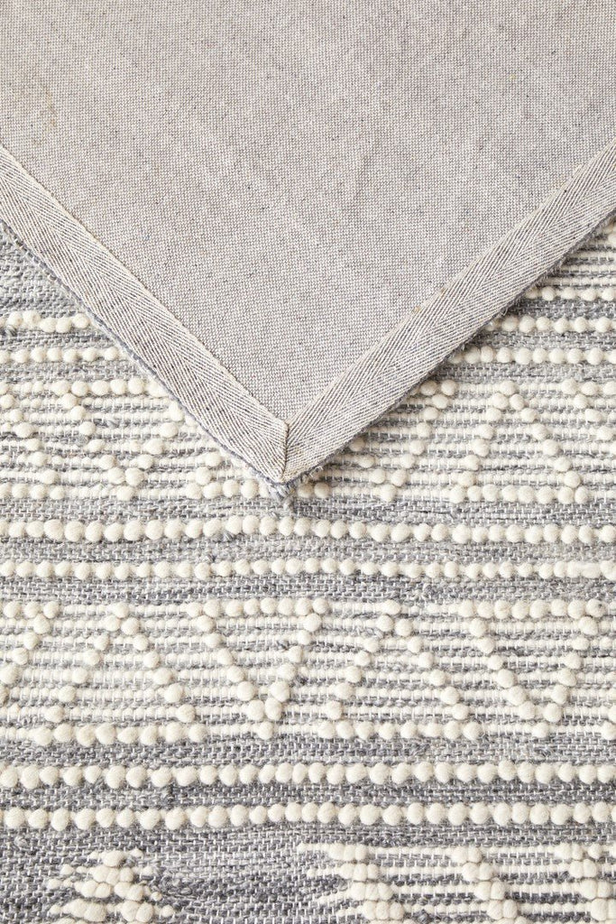 Hudson 806 Silver WoolHUD - 806 - SIL - 225X155Rugtastic