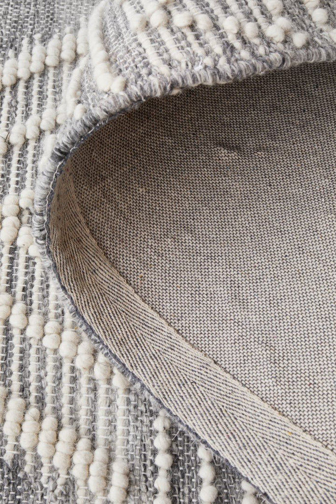 Hudson 806 Silver WoolHUD - 806 - SIL - 225X155Rugtastic