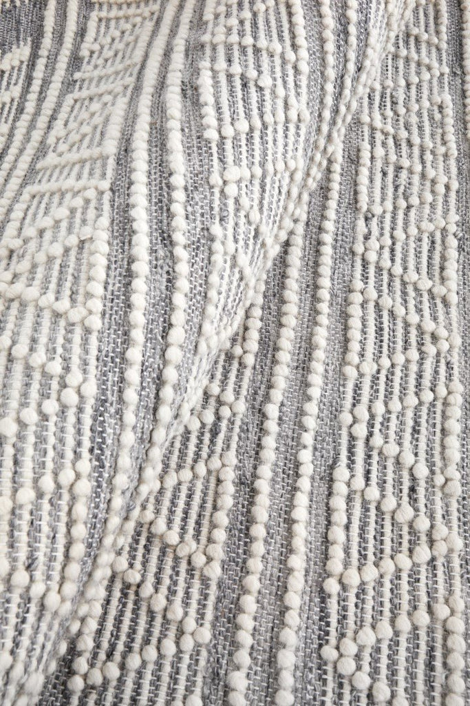 Hudson 806 Silver WoolHUD - 806 - SIL - 225X155Rugtastic