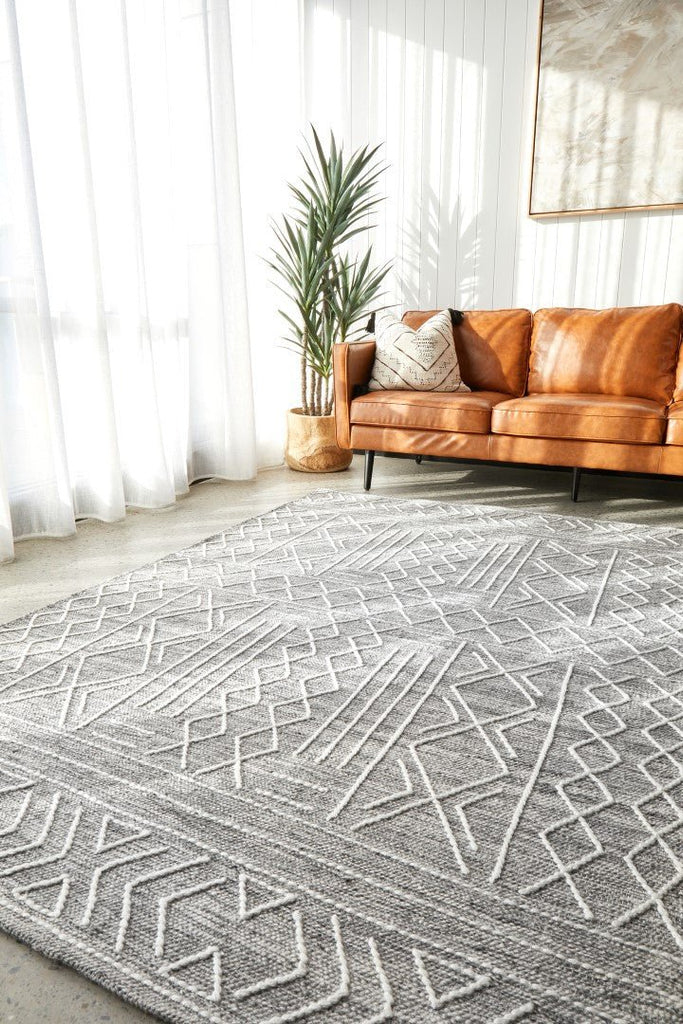 Hudson 807 Grey Wool RugHUD - 807 - GRY - 225X155Rugtastic