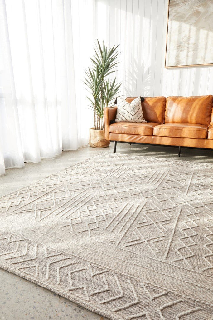 Hudson 807 Natural Wool RugHUD - 807 - NAT - 225X155Rugtastic
