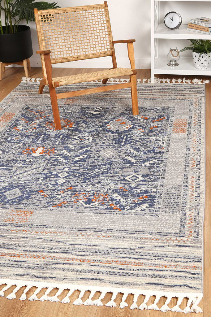 Inca Rojas Blue/Grey RugINCA80304Rugtastic