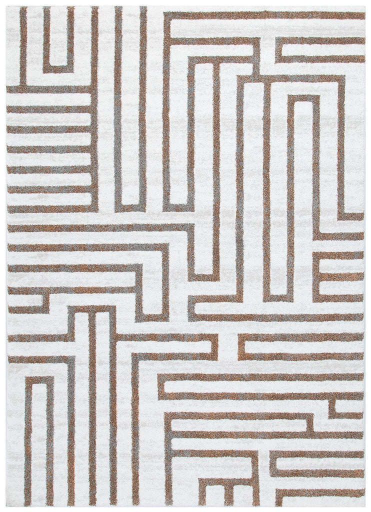 India Maze Cream Rug - INDU003INDU12003Rugtastic